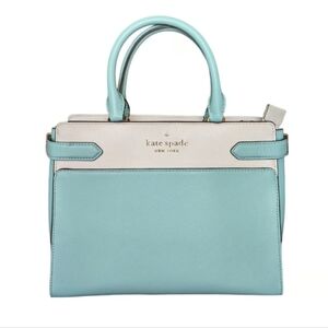 🚨 Kate Spade Light Blue and White Satchel